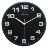 Designové nástěnné hodiny 3053bl Nextime Dash blue 35cm