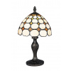 Stolová nočná lampa E14 Brown Classic Marvel 8072 Rabalux