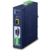 Planet MODBUS priemyselná brána RS-232/422/485 na IP, 1x COM, 100Base-FX SFP, RTU/ACSII, -40 až +75 ° C, 9-48VDC, IP30