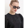 Slnečné okuliare Gucci dámske, čierna farba, GG1684SA, 55