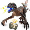 INTERAKTÍVNY DIAĽKOVO OVLÁDANÝ DINOSAUR ROBOT PRE DETI LED HRAČKA S PILOTOM