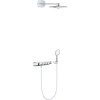 GROHE Rainshower SmartControl Duo kombinovaný sprchový systém s termostatom, nástenný/pod omietku, horná sprcha 2jet 361 x 220 mm, ručná sprcha 2jet, chróm, 26443000