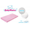 Nepromokavé prostěradlo do postýlky Baby Matex růžové froté (Nepropustné froté prostěradlo do postýlky, Baby Matex, růžové 60x120cm)