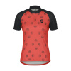 SCOTT Cyklistický dres s krátkym rukávom - ENDURANCE 30 - čierna/červená S