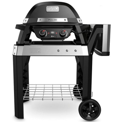 Weber PULSE 2000 elektrický gril s vozíkom, Black