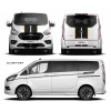 Nálepky na masku, boky a klapku FORD TRANSIT CUSTOM Custom