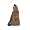 G r e e n B u r r y C r o s s b o d y B a g L e d e r 2 0 x 4 5 c m V i n t a g e a n t i k b r a u n