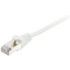 Equip 605550 RJ45 sieťové káble, prepojovacie káble CAT 6 S/FTP 50.00 m biela pozlátené kontakty 1 ks; 605550