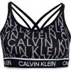 Calvin Klein LOW SUPPORT BRA čierna,sivá,biela Dámska športová podprsenka M