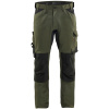 BLAKLADER Sweden Craftsman Stretch olivové pánské pracovní kalhoty 58