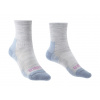Dámské ponožky Bridgedale Hike Lightweight Womens Merino Performance 3/4 Crew grey/smoky blue - S (3-4,5) / EU 35-37 / 21-23 cm