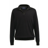Pánsky sveter 1/4 zips merino vlna Copenhagen Brook Taverner, Veľkosť S, Farba Čierna