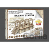 Wooden City 3D mechanické puzzle Vlakové nástupište WR325
