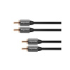 Kabel 2x Cinch konektor/2x Cinch konektor 1,8m KRUGER & MATZ KM0305