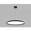 LED2 3275053D Závesné svietidlo MOON 80 LED 76+12W, 3000K/4000K, 6160lm, IP20, čierna, DALI/PUSH