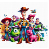 CUKROWY TLAČ Masa Jedlý obrázok na tortu BUZZ ASTRAL TOY STORY + MENO POSTAVY 50