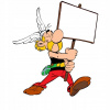 CUKROVÁ TLAČ jedlý obrázok na tortu Cukrová hmota Asterix I Obelix Asteriks 2