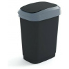 Kis Koš na odpad Dual Touch Bin M - 25L, černý