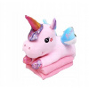 Deka s vankúšom 2v1 Pink Unicorn Maskot (Deka s vankúšom 2v1 maskot Unicorn)