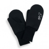 Esito Palcové rukavice softshell Black černá