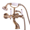 MORAVA RETRO - Vaňový set s batériou, Stará mosadz (Bronz) MK559.5/2SM, RAV Slezák