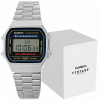 Casio vintage retro hodinky strieborný náramok (Casio vintage retro hodinky strieborný náramok)