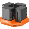 SmallRig 4834 NP-F970 4-Channel Camera Battery Charger & 4-Battery Kit