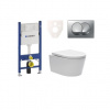 Cenovo zvýhodnený závesný WC set Geberit do ľahkých stien / predstenová montáž + WC SAT Brevis SIKOGES7W72