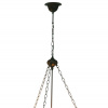 Clayre & Eef Kovový stropný držiak lustra - 100 cm 3x E27 / Max 60W - Clayre & Eef