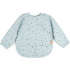 Podbradník s rukávmi Happy Dots 6-18 m nebovo modrý