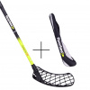 FLOORBEE Douglas 32 Black / Yellow + Stickbag Sr žltá / čierna, Pravá (pravá ruka dole), 96cm (=106cm)