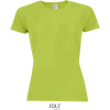 SOL's Collection Tričko Sporty Women, sportovní, krátký rukáv, dámské COT25115909304-apple green XL Zelené jablko