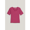TRIČKO GANT SLIM COT/ELA SS SCOOP NECK TOP SILKY PURPLE