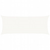 Slnečná plachta, 160 g/m², biela, 2x4,5 m, HDPE