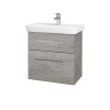 Dreja Umývadlová skrinka GO SZZ2 60 - D01 Betón / Úchytka T04 / D01 Betón