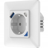 IMMAX NEO SMART chytrá vnitřní zásuvka bez kolíku (typ F)/ 16A/ 1x USB/ 1x USB-C/ PD 20W/ Zigbee/ LIDL/ TUYA 07801L