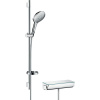 HANSGROHE Raindance Select S nástenný sprchový termostat Ecostat Select, ručná sprcha 3jet priemer 150 mm, sprchová tyč 90 cm, jazdec, miska na mydlo a sprchová hadica 160 cm, chróm, 27037000