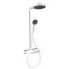 Hansgrohe Rainfinity Sprchový set s termostatom, priemer 25 cm, 3 prúdy, matná biela 28742700-HG