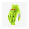 Rukavice iTrack, 100% - USA (fluo zelená) M