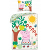 Halantex Obliečky Peppa Pig jabloň v látkovom vaku Bavlna 140x200 70x90
