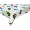 Cerata na metre Cerátový obrus Farebné sovy Bodky 100 x 140 cm