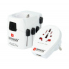 SKROSS PA41 cestovní adaptér PRO - World & USB, univerzální, uzemněný, USB-A 12W