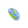 Genius DX-Mini / Myš, drátová, optická, 1000DPI, 3 tlačítka, USB, RGB LED, modrá 31010025406