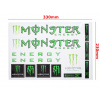 Polepy Monster Energy na moto a čtyřkolku 33x23cm
