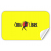 Samolepka obdĺžnik Čuba Libre