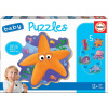 EDUCA Baby puzzle Podvodný svet 5v1 (2-4 dieliky)
