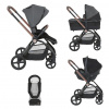 CHICCO Kočík kombinovaný 3v1 Mysa Variant: CHICCO Kočík kombinovaný 3v1 Mysa Black Satin