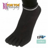 TRAINER prstové členkové ponožky ToeToe černá
