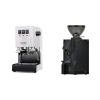 Gaggia New Classic EVO, white + Eureka Mignon Manuale, BL black