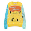 Difuzed Pokémon Mikina Pikachu, Bulbasaur, Squirtle & Charmender (Christmas Jumper) Velikost S